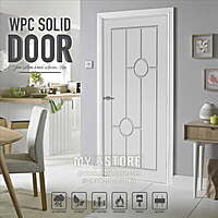 2D Solid WPC Bathroom Door SB2DD1004 2D Solid WPC Bathroom Door SB2DD1004
