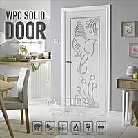 2D Solid WPC Bathroom Door SB2DD1005 2D Solid WPC Bathroom Door SB2DD1005