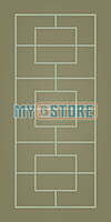 2D Solid WPC Bathroom Door SB2DD1016 2D Solid WPC Bathroom Door SB2DD1016