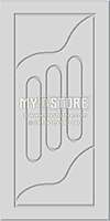 2D Solid WPC Bathroom Door SB2DD1017 2D Solid WPC Bathroom Door SB2DD1017
