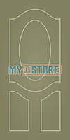 2D Solid WPC Bathroom Door SB2DD1031 2D Solid WPC Bathroom Door SB2DD1031