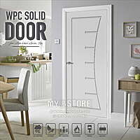 2D Solid WPC Bathroom Door SB2DD1047