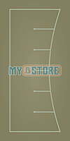 2D Solid WPC Bathroom Door SB2DD1047 2D Solid WPC Bathroom Door SB2DD1047