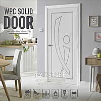2D Solid WPC Bathroom Door SB2DD1049 2D Solid WPC Bathroom Door SB2DD1049