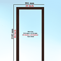 PerfectFit Bathroom Door Frame Solutions (3 X 2 Inch) Single Patam / Step / Beam PerfectFit Bathroom Door Frame Solutions (3 X 2 Inch) Single Patam / Step / Beam