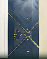 Sleek Elegance: 2D HDHMR Door with Stunning Deco Paint Sleek Elegance: 2D HDHMR Door with Stunning Deco Paint