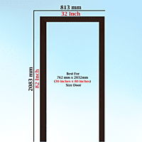 PerfectFit Main Entry Door Frame Solutions (6 X 2.5 Inch) Single Patam / Step / Beam