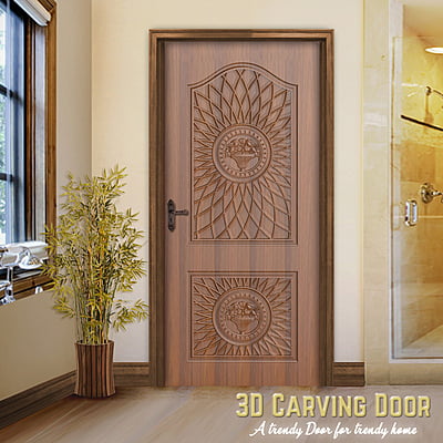 3D Relief Carved Doors SBRCD0040