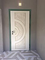 Modern Elegance: 3D HDHMR Moulding Door with Artistic Deco Paint Modern Elegance: 3D HDHMR Moulding Door with Artistic Deco Paint