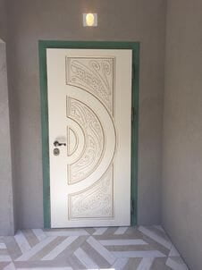 Modern Elegance: 3D HDHMR Moulding Door with Artistic Deco Paint Modern Elegance: 3D HDHMR Moulding Door with Artistic Deco Paint
