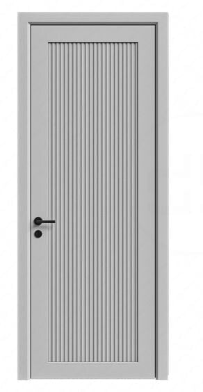 Contemporary HDHMR Fluted Door with Deco Paint Finish Contemporary HDHMR Fluted Door with Deco Paint Finish