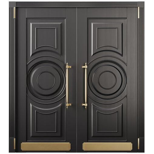 Majestic Black Double HDHMR Moulding Door Majestic Black Double HDHMR Moulding Door
