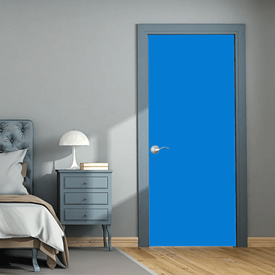 Celestial Blue PRE-LAMINATED HDHMR DOOR