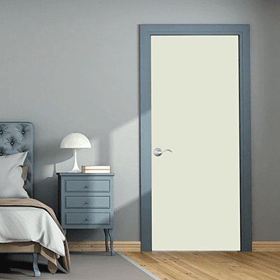 Frosty White PRE-LAMINATED HDHMR DOOR