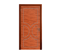 2D Solid WPC Bathroom Door SB2DD1002