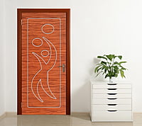 2D Solid WPC Bathroom Door SB2DD1013