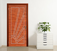 2D Solid WPC Bathroom Door SB2DD1030