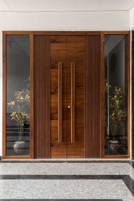 Elegant HDHMR Louvered Double Door with Premium Deco Paint Elegant HDHMR Louvered Double Door with Premium Deco Paint