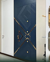 Sleek Elegance: 2D HDHMR Door with Stunning Deco Paint Sleek Elegance: 2D HDHMR Door with Stunning Deco Paint