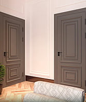 Modern Sophistication 3D HDHMR Moulding Door in Taupe Modern Sophistication 3D HDHMR Moulding Door in Taupe