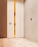 Sleek Minimalist: 2.5D HDHMR Door with Elegant Deco Paint Finish Sleek Minimalist: 2.5D HDHMR Door with Elegant Deco Paint Finish