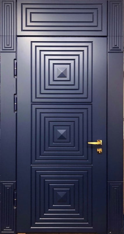 Modern HDHMR Louvred Double Door with Deco Paint Finish Modern HDHMR Louvred Double Door with Deco Paint Finish