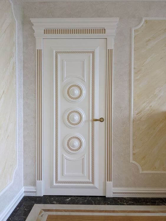 Elegant 3D HDHMR Moulding Door with Luxurious Deco Paint Elegant 3D HDHMR Moulding Door with Luxurious Deco Paint